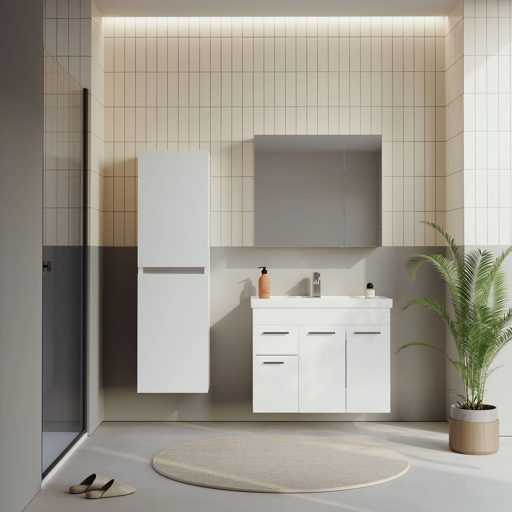 Enez Kapaklı Banyo Dolabı | Şık ve Fonksiyonel Tasarımlar
